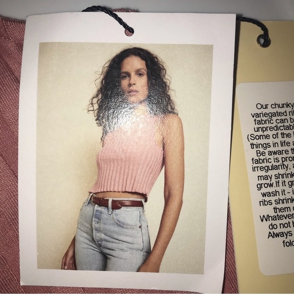 NATION LTD  BRITNEY TANK GERANIUM NWT L - Picture 4 of 5